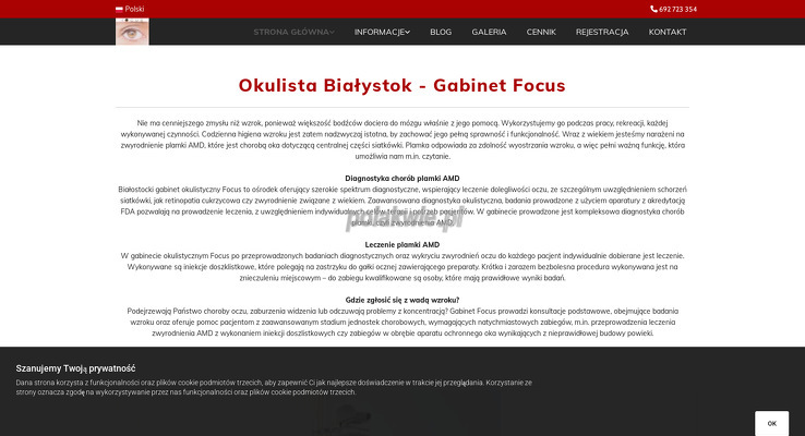 Gabinet Okulistyczny Focus