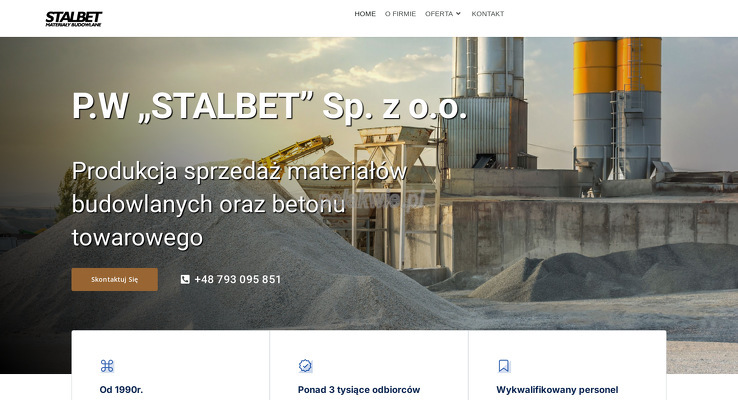 PRZEDSIĘBIORSTWO WIELOBRANŻOWE STALBET SP Z O O