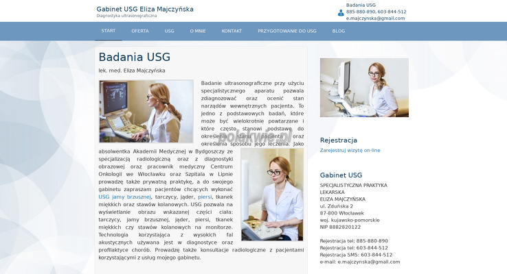 Gabinet USG Eliza Majczyńska